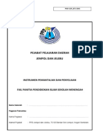 Instrumen Pemantaun Dan Penyeliaan Fail Panitia Pendidikan Islam Sek Men 2011 PPDJJ PDF