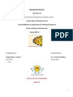 52567339 Final Project on Fdi in India