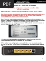 Atualização de Firmware Dlink