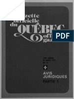 Gazette Officielle QUEBEC - Official V5 /ga Ett e