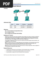 2.3.3.3 Lab - Building A Simple Network