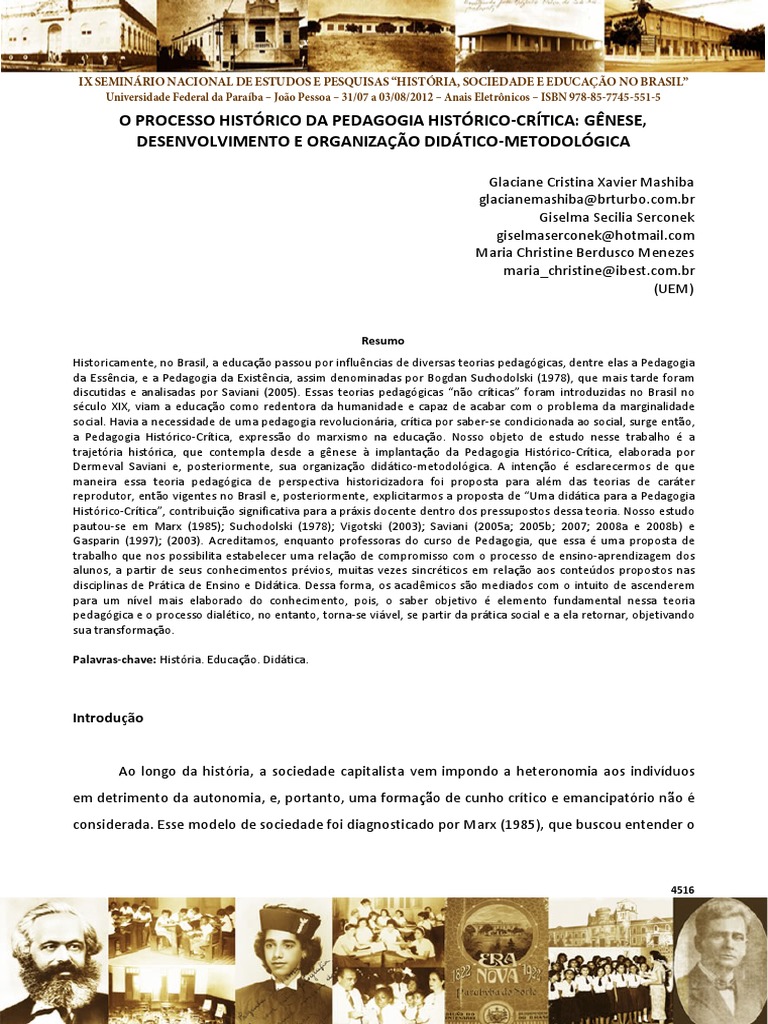 O Processo Historico Destacado Nesse Texto Representa