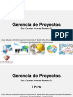 Dra. Carmen Romero Gerencia de Proyectos 2015