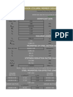 Design of Beams Columns Base Plate