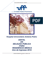 Edital Residência Médica UFF