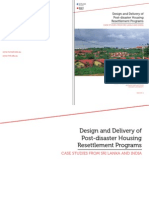 Design and Delivery of Post-Disaster Housing