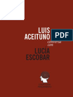 Luis Aceituno Conversa Con Lucia Escobar