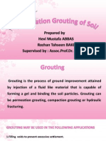 Presentation Permeation Grouting Prof - Dr. Hanifi