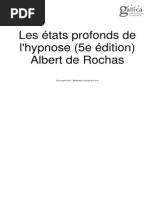 Les États Profonds de l'Hypnose - Albert de Rochas