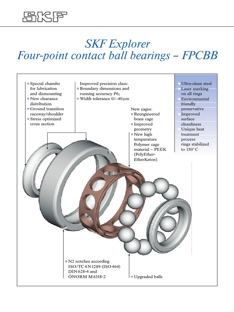 SKF Explorer FPCBB Customer Benefits | PDF | Bearing (Mechanical ...