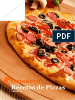 Libro de 15 Recetas de Pizzas