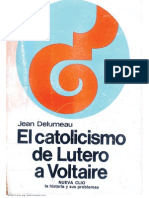 9 Jean Delumeau El Catolicismo de Lutero a Voltaire PDF