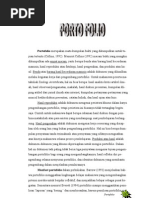 Format Isi Portofolio, Panduan Mahasiswa