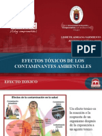 Exposicionefectos Toxicos Contaminantes Ambientales