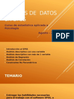 Análisis de Datos Estadísticos en Spss