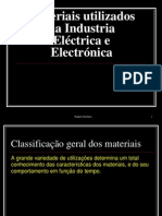 Materiais Utilizados Na Industria Eléctrica e Electrónica PDF