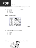 Contoh Soalan Bahasa Melayu Tahun 3