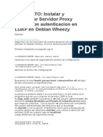 PROYECTPROYECTO: Instalar y Configurar Servidor Proxy SQUID Con Autenticacion en LDAP en Debian WheezyO