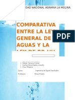 Comparativa Entre La Ley General de Aguas y La Ley de RRHH