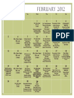 Calendario February PDF