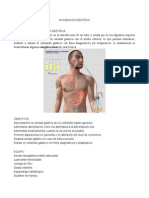 Intubacion Gastrica