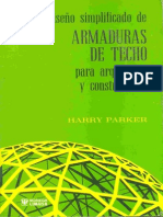 Diseño Simplificado de Armaduras de Techo - Harry Parker PDF