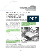 Artigo Material Educativo: A Experiência de Aprendizado