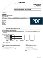 Aluminium MSDS