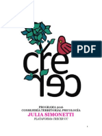 Programa 2016 CT Psicología Julia Simonetti