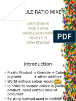 Granule Ratio Mixer Proposal
