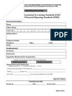 Registration Form Diploma IFRS
