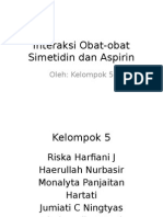 Interaksi Obat-Obat Simetidin Dan Aspirin