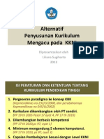 Alternatif Penyusunan Kurikulum Merujuk KKNI LS 2013