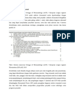 Kriteria Arthritis Rheumatoid