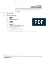 Section Cover Page: Section 15681 Centrifugal Liquid Chillers 2005-02-08 Inspection and Maintenance