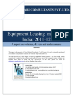 Equipment Leasing Market in India 2011 12 (1)