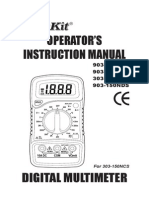 Operator'S Instruction Manual: 903-150NAS 903-150NBS 303-150NCS 903-150NDS