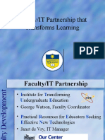 Faculty/IT Partnership That Transforms Learning