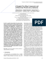 Comparison of Sungkai Tree-Ring Components and Meteorological Data From Western Java, Indonesia