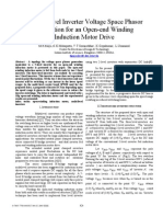 A Five-Level Inverter Voltage Space Phasor Generation For An Open-End Winding Induction Motor Drive