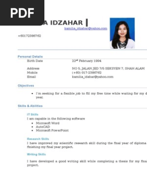 Job Resume