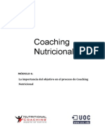 Coaching Nutricional. Modulo 4