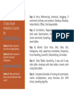 Excel Analytics QCFinance India PDF