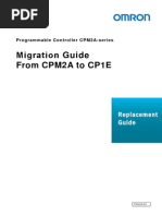 CPM2A To CP1E Replacement Guide