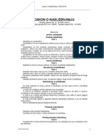 Zakon o Nasledjivanju 1995 2015 PDF