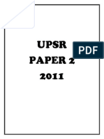 UPSR Paper 2 2011