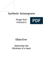 Synthetic Seismograms