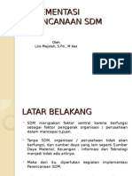 IMPLEMENTASI SDM