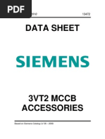 Siemens 3VT2 MCCB Accessories