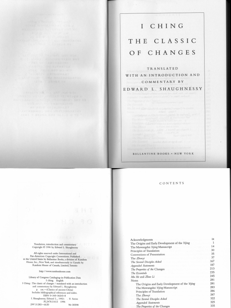 min I Ching - SCAN (179pp) | PDF | China | World Politics